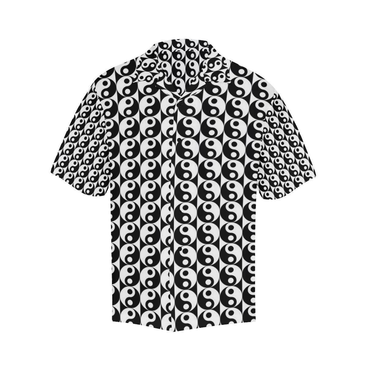 Yin Yang Classic Pattern Design Print Men Aloha Hawaiian Shirt