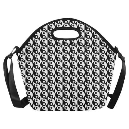 Yin Yang Classic Pattern Design Print Neoprene Lunch Bag (Model 1669)(Large)-JTAMIGO.COM