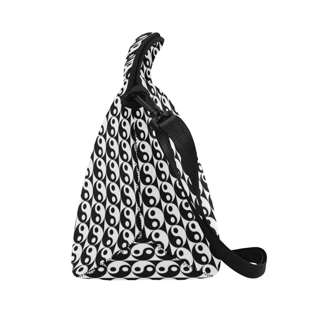 Yin Yang Classic Pattern Design Print Neoprene Lunch Bag (Model 1669)(Large)-JTAMIGO.COM
