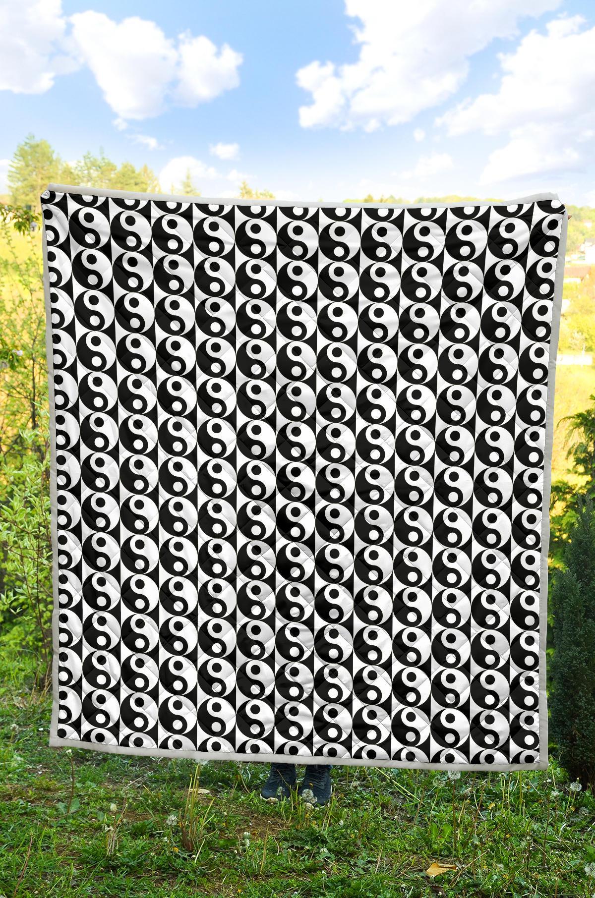 Yin Yang Classic Pattern Design Print Quilt-JTAMIGO.COM