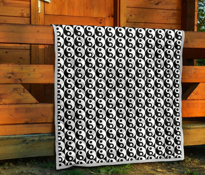 Yin Yang Classic Pattern Design Print Quilt-JTAMIGO.COM