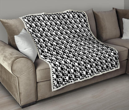 Yin Yang Classic Pattern Design Print Quilt-JTAMIGO.COM