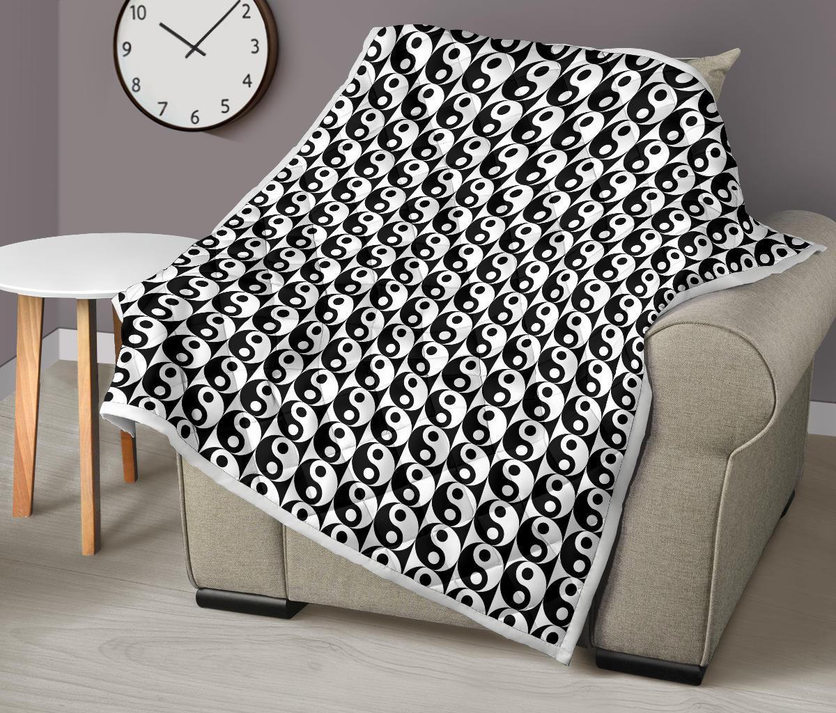 Yin Yang Classic Pattern Design Print Quilt-JTAMIGO.COM