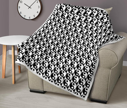 Yin Yang Classic Pattern Design Print Quilt-JTAMIGO.COM