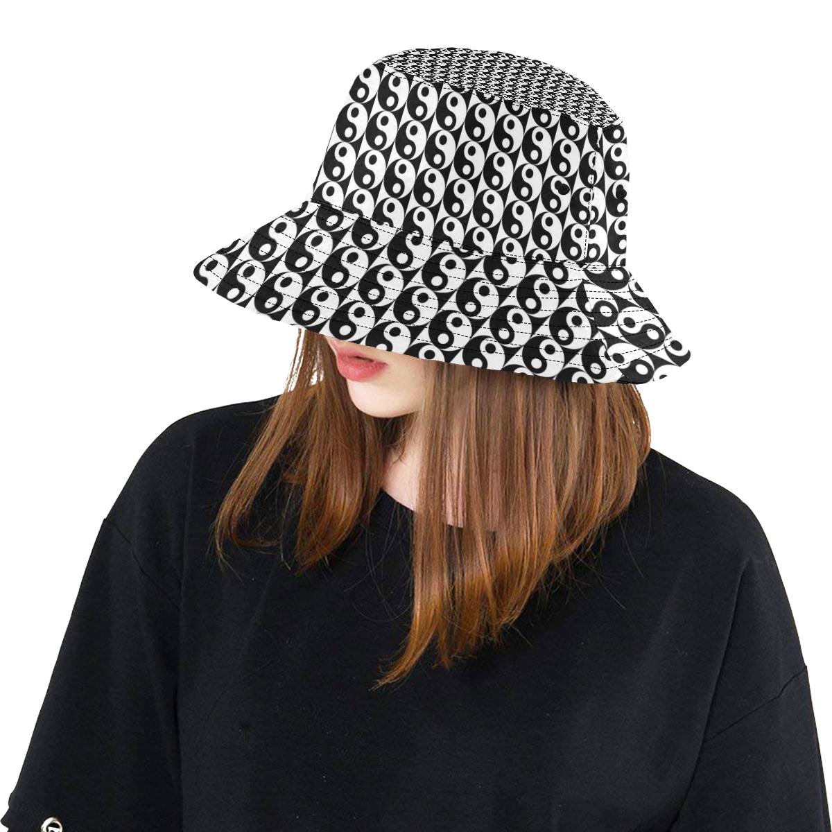 Yin Yang Classic Pattern Design Print Unisex Bucket Hat