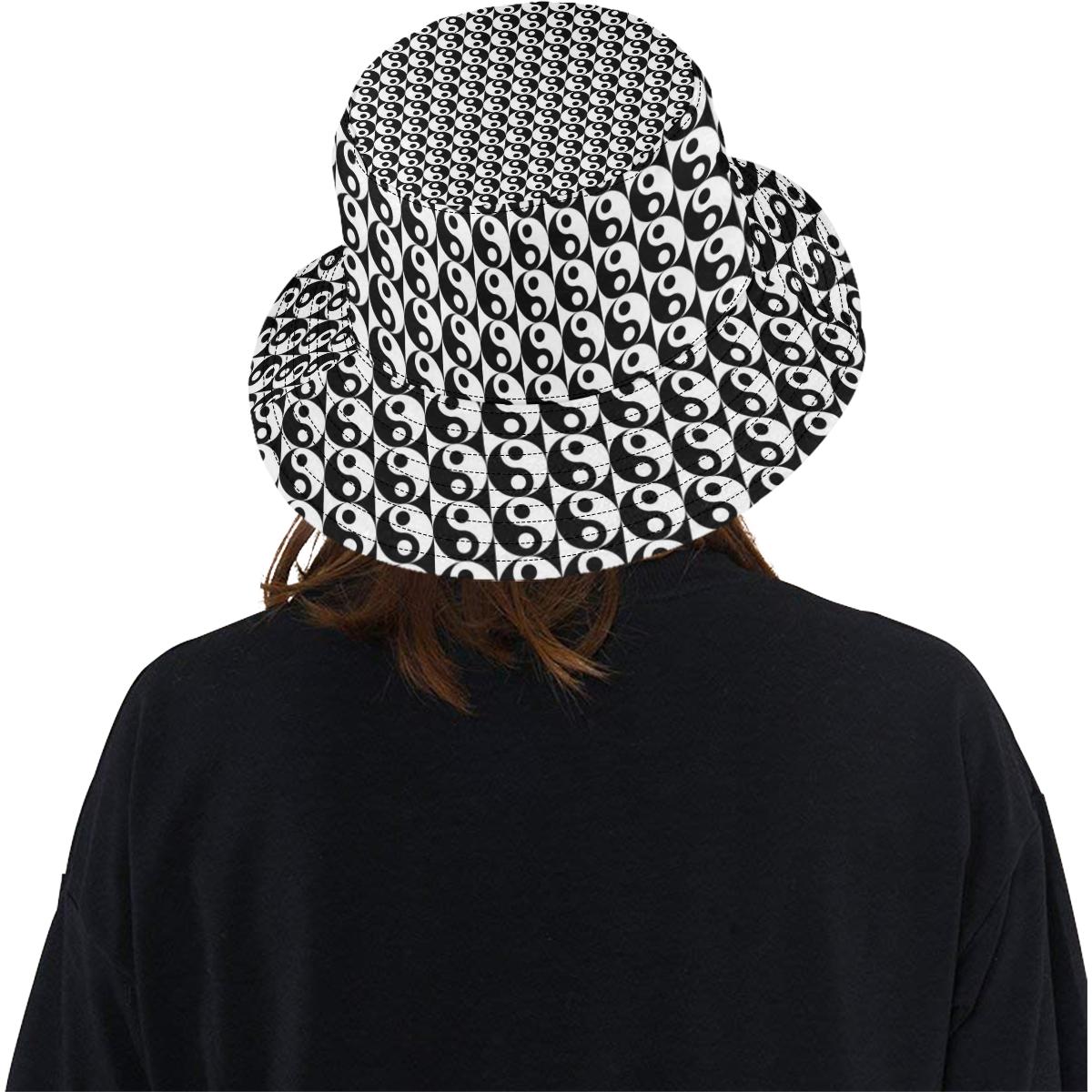 Yin Yang Classic Pattern Design Print Unisex Bucket Hat