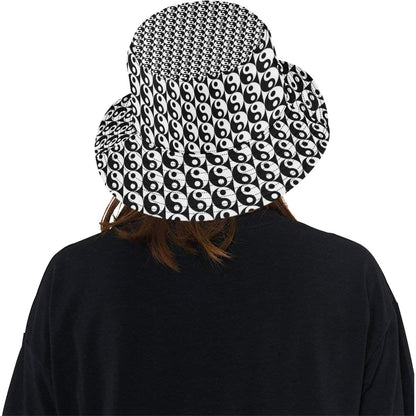 Yin Yang Classic Pattern Design Print Unisex Bucket Hat