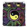 Yin Yang Neon Color Design Print Duvet Cover Bedding Set