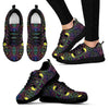 Yin Yang Neon Color Design Print Women Sneakers Shoes
