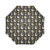 Yin Yang Skull Themed Design Print Automatic Foldable Umbrella