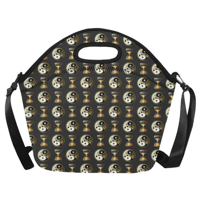 Yin Yang Skull Themed Design Print Neoprene Lunch Bag (Model 1669)(Large)-JTAMIGO.COM