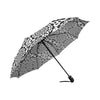 Yin Yang Spiral Design Print Automatic Foldable Umbrella