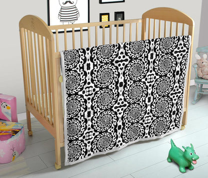 Yin Yang Spiral Design Print Premium Quilt-JTAMIGO.COM