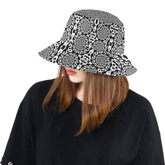 Yin Yang Spiral Design Print Unisex Bucket Hat