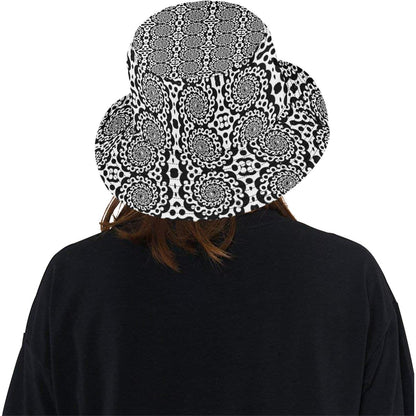 Yin Yang Spiral Design Print Unisex Bucket Hat