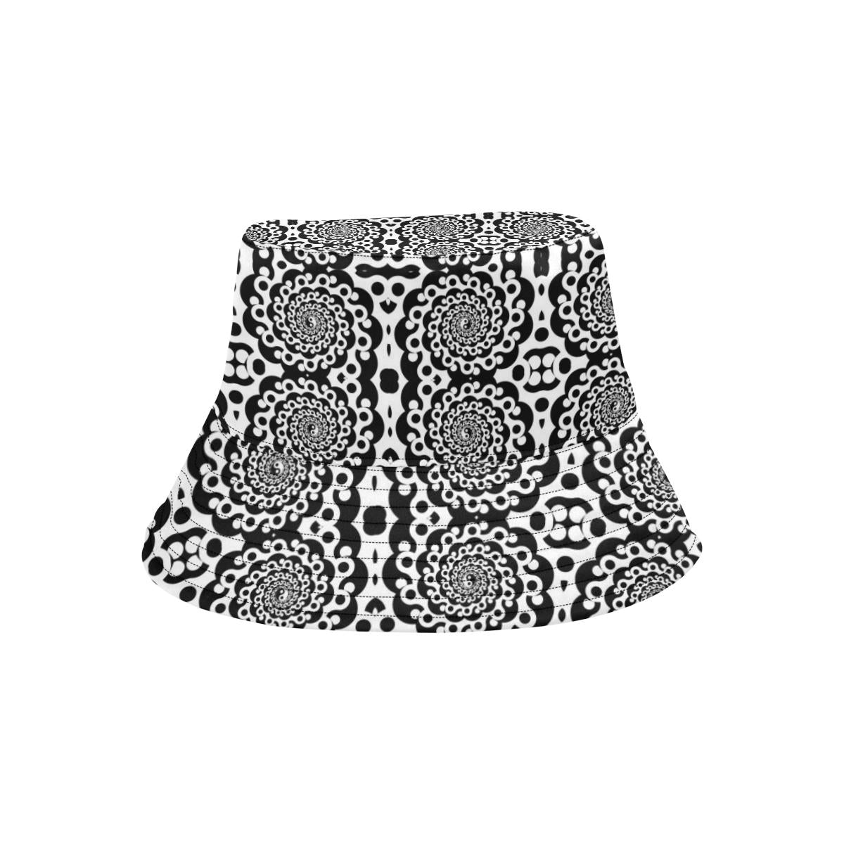 Yin Yang Spiral Design Print Unisex Bucket Hat