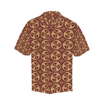Yin Yang Style Pattern Design Print Men Aloha Hawaiian Shirt