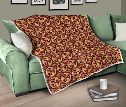 Yin Yang Style Pattern Design Print Premium Quilt-JTAMIGO.COM