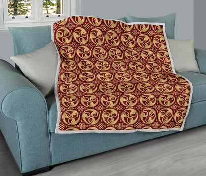 Yin Yang Style Pattern Design Print Premium Quilt-JTAMIGO.COM