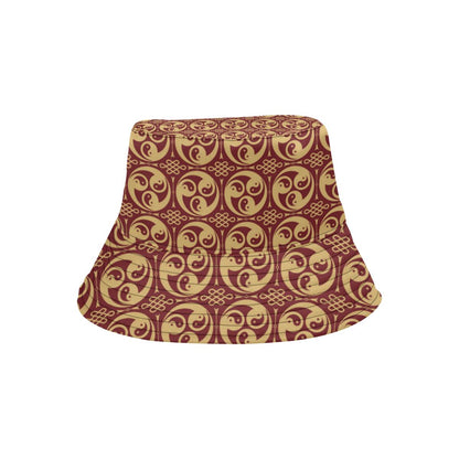 Yin Yang Style Pattern Design Print Unisex Bucket Hat