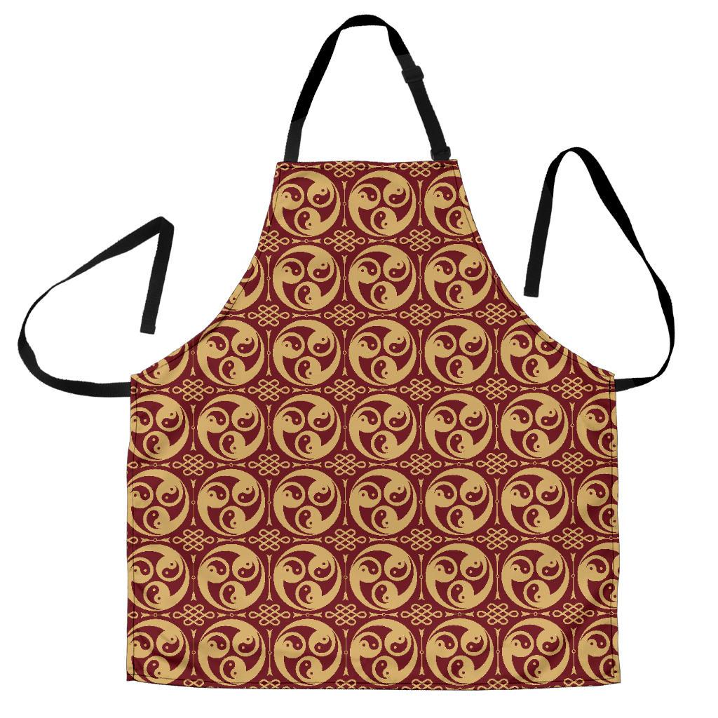 Yin Yang Style Pattern Design Print Women Apron