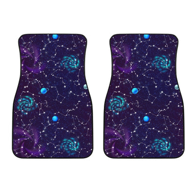 Zodiac Galaxy Design Print Car Floor Mats