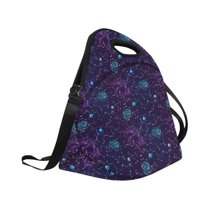 Zodiac Galaxy Design Print Neoprene Lunch Bag (Model 1669)(Large)-JTAMIGO.COM