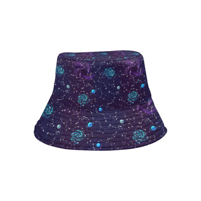 Zodiac Galaxy Design Print Unisex Bucket Hat