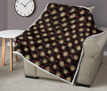 Zodiac Leo Pattern Design Print Premium Quilt-JTAMIGO.COM