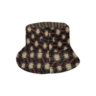 Zodiac Leo Pattern Design Print Unisex Bucket Hat