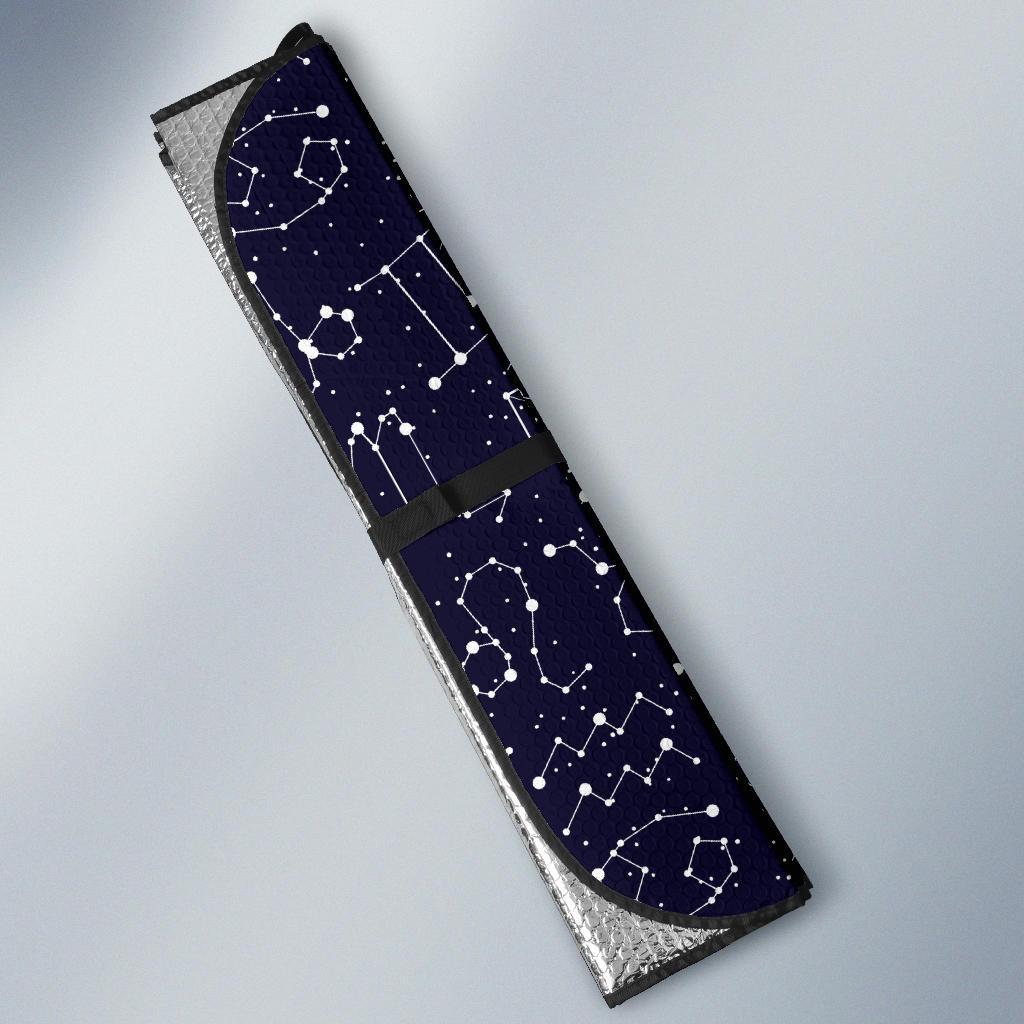 Zodiac Pattern Design Print Car Sun Shade For Windshield