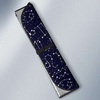 Zodiac Pattern Design Print Car Sun Shade For Windshield