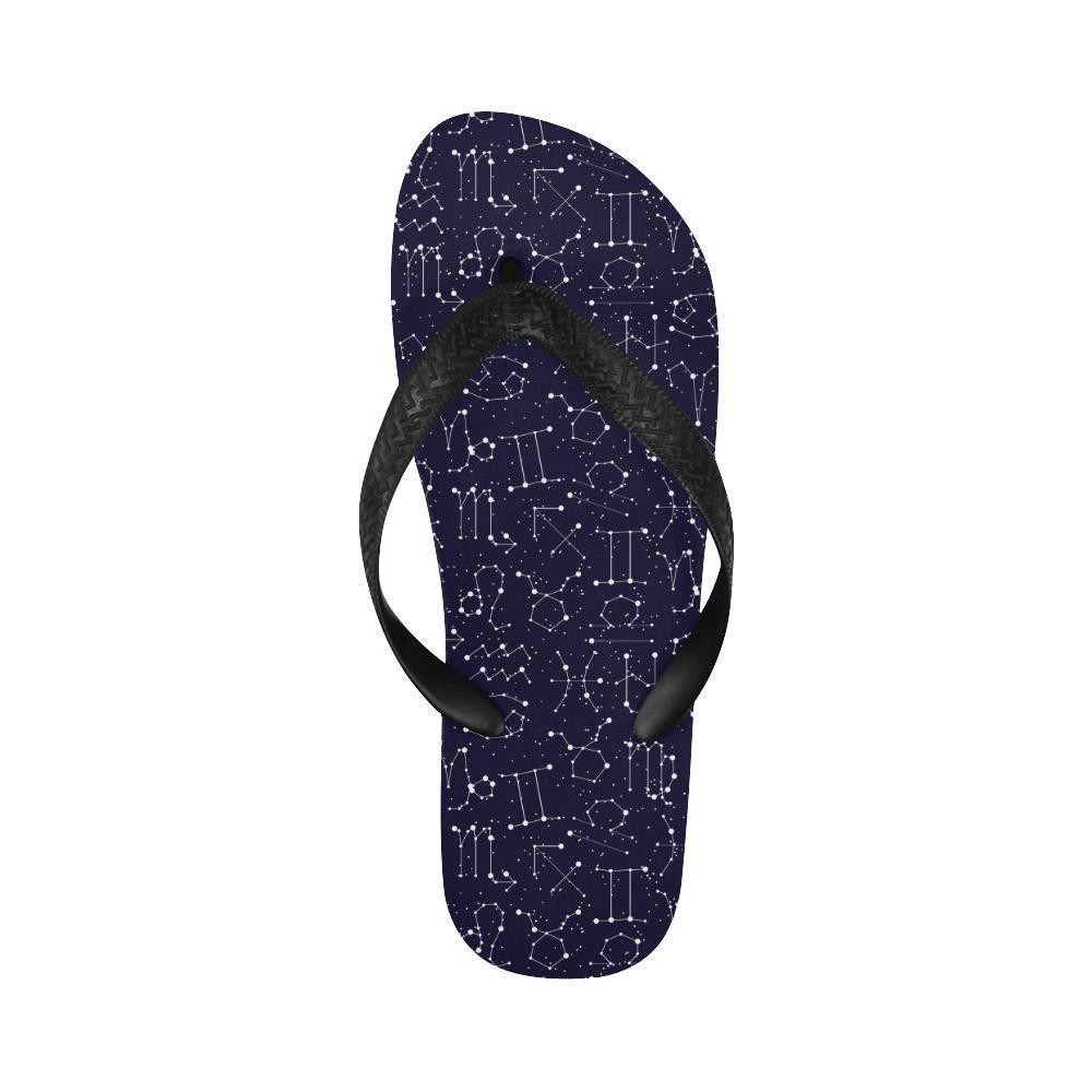 Zodiac Pattern Design Print Flip Flops-JTAMIGO.COM