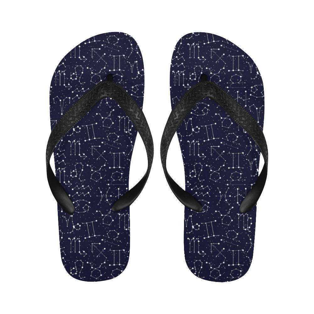 Zodiac Pattern Design Print Flip Flops-JTAMIGO.COM