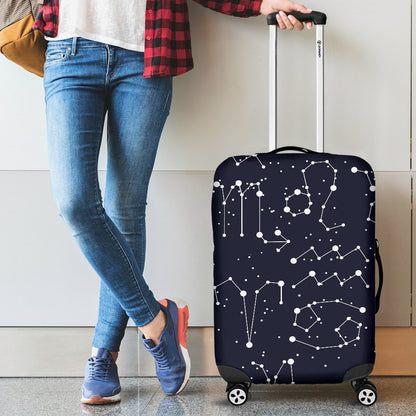 Zodiac Pattern Design Print Luggage Cover Protector