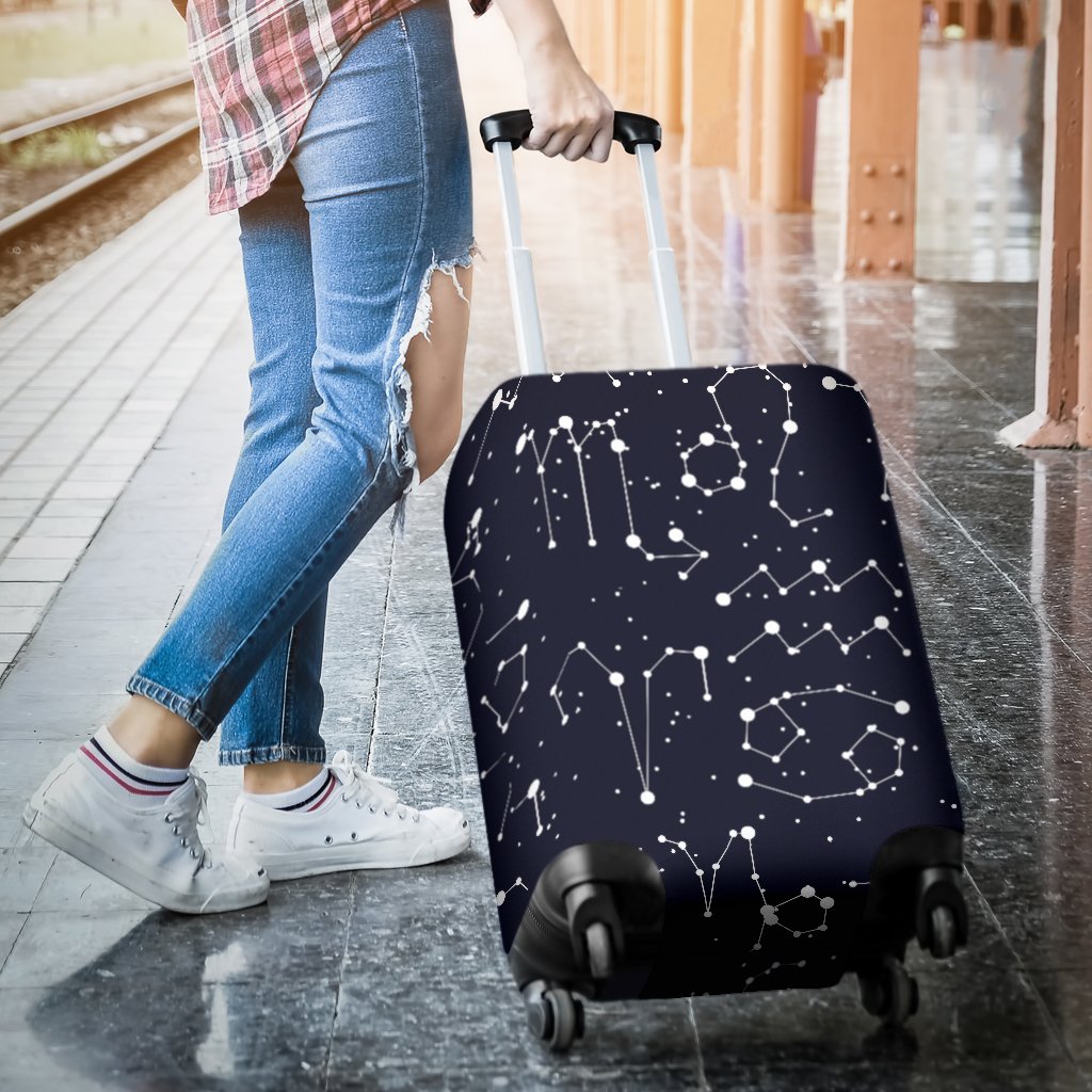 Zodiac Pattern Design Print Luggage Cover Protector