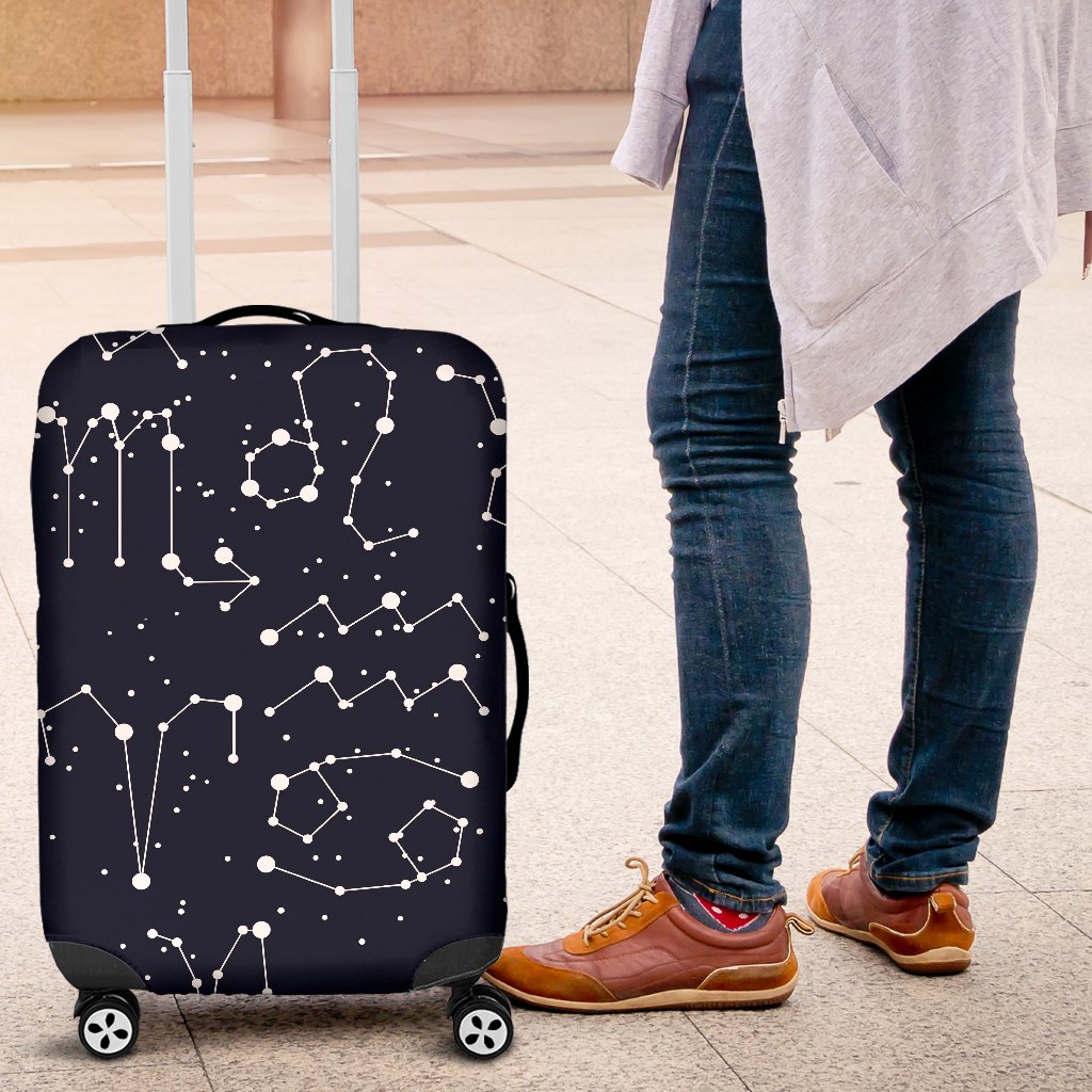 Zodiac Pattern Design Print Luggage Cover Protector