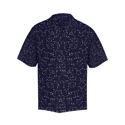 Zodiac Pattern Design Print Men Aloha Hawaiian Shirt