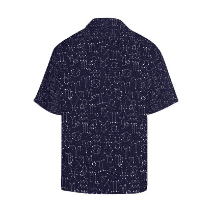 Zodiac Pattern Design Print Men Aloha Hawaiian Shirt