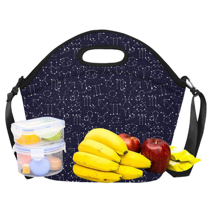 Zodiac Pattern Design Print Neoprene Lunch Bag (Model 1669)(Large)-JTAMIGO.COM