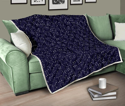 Zodiac Pattern Design Print Quilt-JTAMIGO.COM