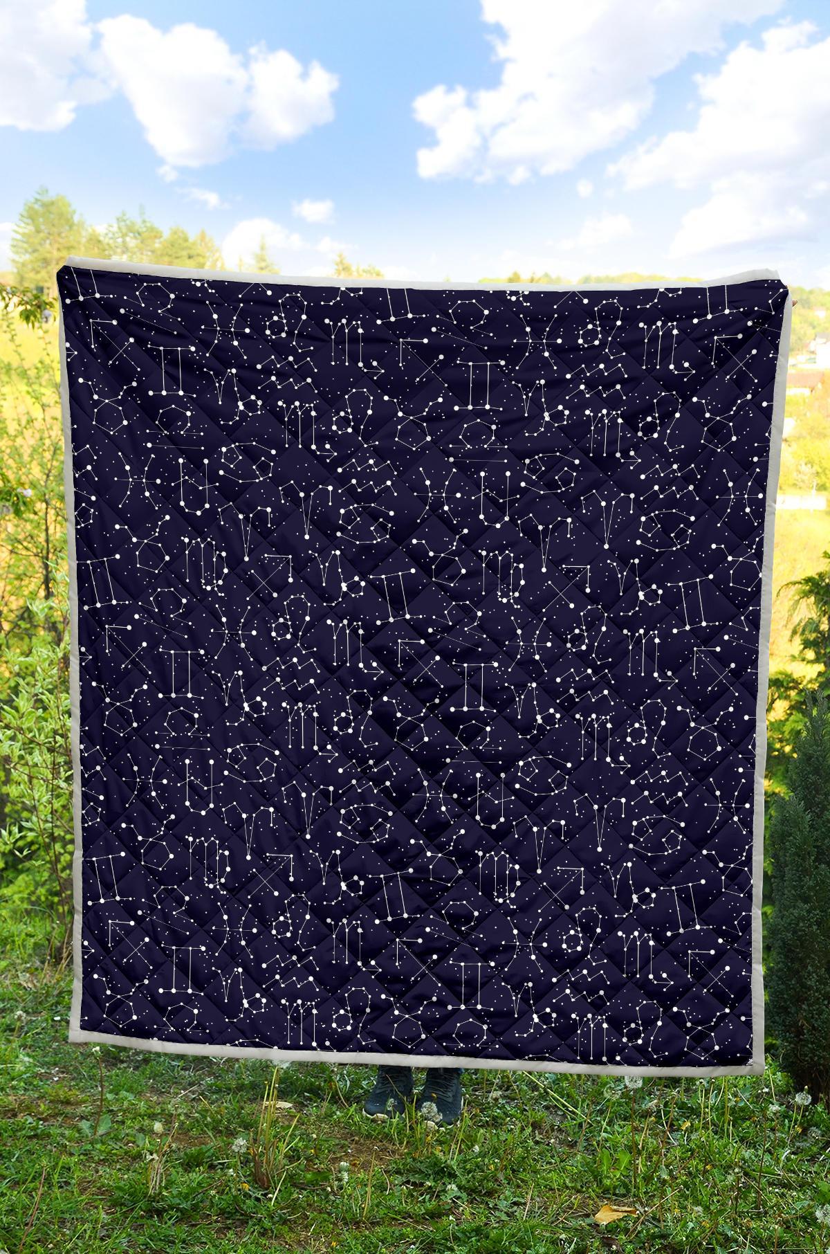 Zodiac Pattern Design Print Quilt-JTAMIGO.COM