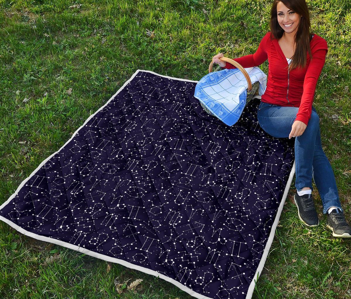 Zodiac Pattern Design Print Quilt-JTAMIGO.COM