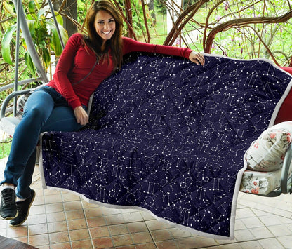 Zodiac Pattern Design Print Quilt-JTAMIGO.COM