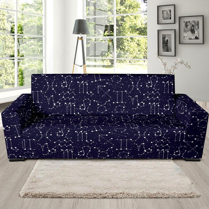 Zodiac Pattern Design Print Sofa Slipcover-JTAMIGO.COM