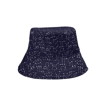 Zodiac Pattern Design Print Unisex Bucket Hat
