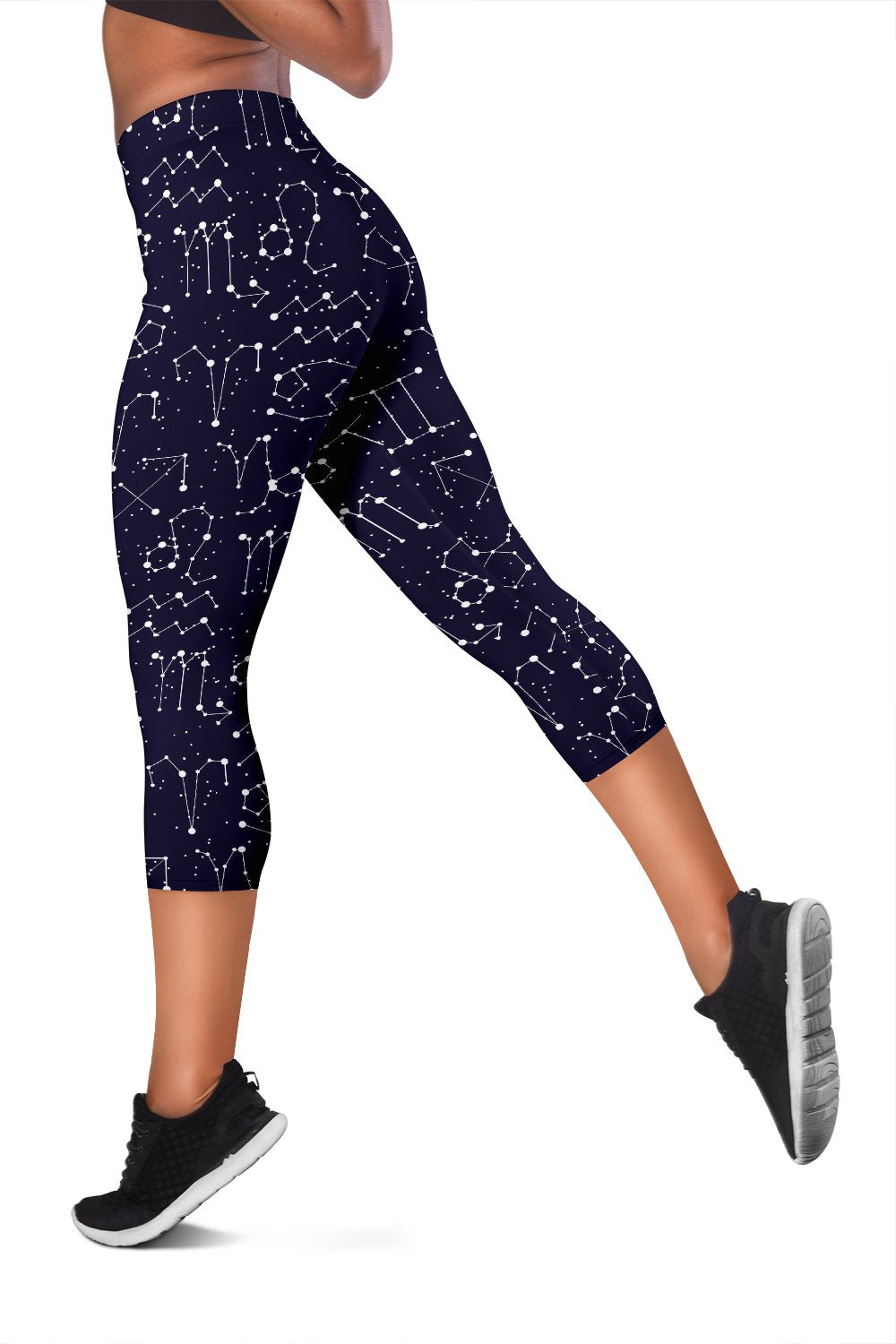 Zodiac Pattern Design Print Women Capris