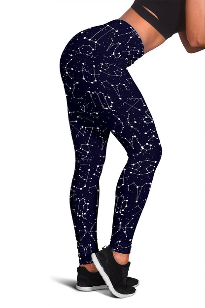 Zodiac Pattern Design Print Women Leggings