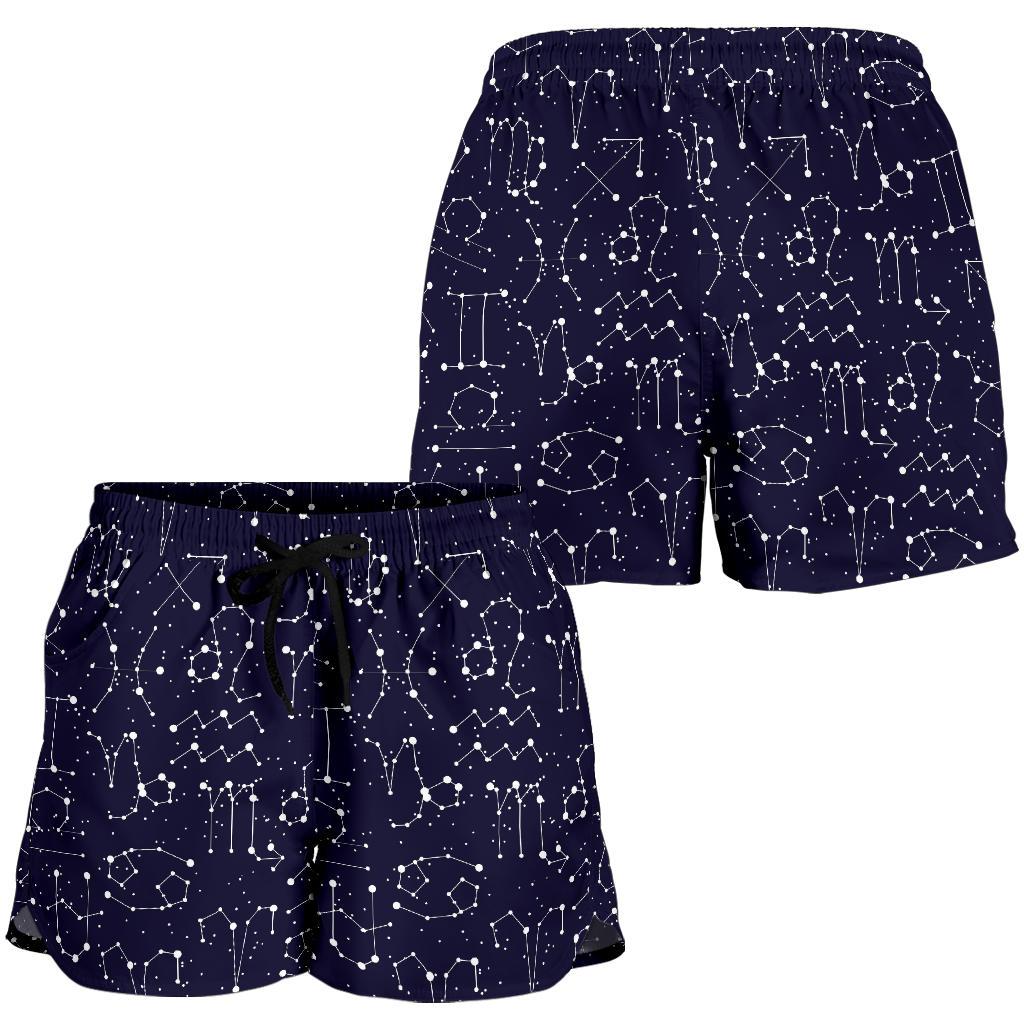 Zodiac Pattern Design Print Women Shorts-JTAMIGO.COM