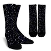 Zodiac Star Pattern Design Print Crew Socks